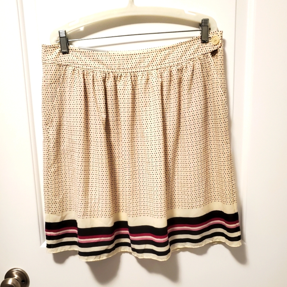 10/$30 💗🖤  NWT cream polka dot skirt old navy